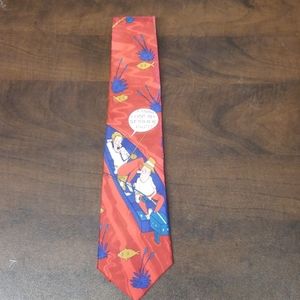 Benchwarmers Fishing Tie